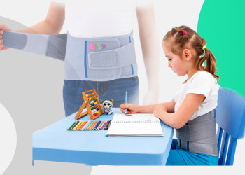 Ортез детский 4kids: высокий пояснично-крестцовый корсет Am‑wsp‑01