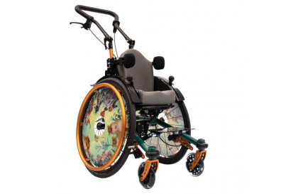 Детское инвалидное кресло-коляска активного типа с ручным приводом Sorg Mio Carbon
