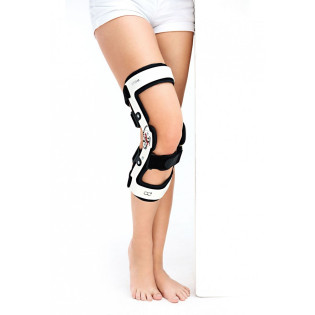 Экзоскелетный ортез нижней конечности с регулировкой диапазона подвижности и анатомическими шарнирами Reh4Mat Atom/2ra