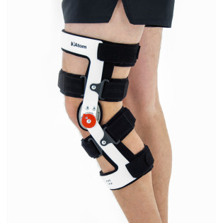 Экзоскелетный ортез нижней конечности с регулировкой диапазона подвижности Reh4Mat Atom/1r