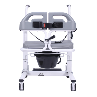 Стул санитарный с электрической регулировкой высоты и подъемником Dayang DY077602(2)-46 / DY079003