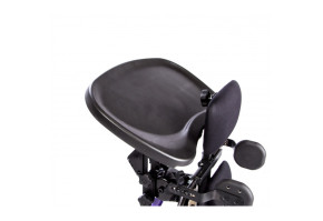 Регулируемый черный литой столик 28х48 см PA5716