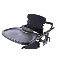 Черный формированный столик 28x48 см PT50204