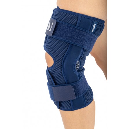 Открытый ортез коленного сустава с регулировкой подвижности с шагом 15° и закрытым шарниром Reh4Mat Am-osk-o/1r