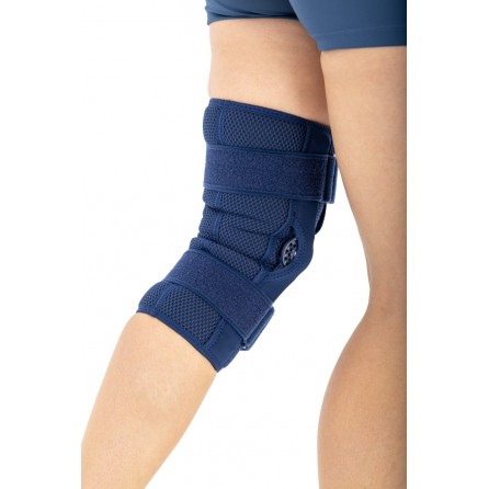 Открытый ортез коленного сустава с регулировкой подвижности с шагом 15° и закрытым шарниром Reh4Mat Am-osk-o/1r