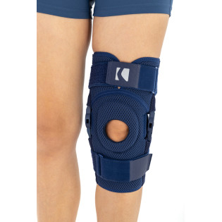 Закрытый ортез коленного сустава с регулировкой подвижности с шагом 15° и закрытым шарниром Reh4Mat Am-osk-z/1r