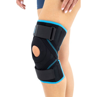 Ортез коленного сустава с упругими ребрами жесткости и крестообразной застежкой Reh4Mat Am-osk-z/s-x