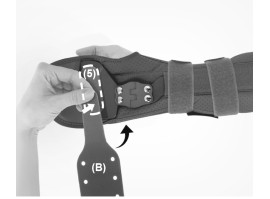 Застегните защиту для пальцев 