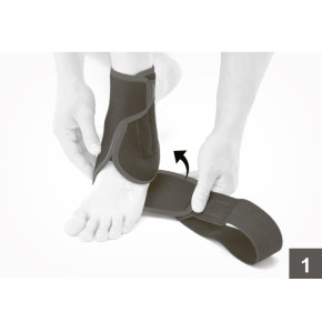 3) Пристегните ремень atfl в нужном направлении