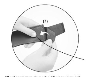Прикрепите липучку к поясу (7)