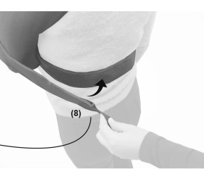 Закрепите липучку к поясу (7)