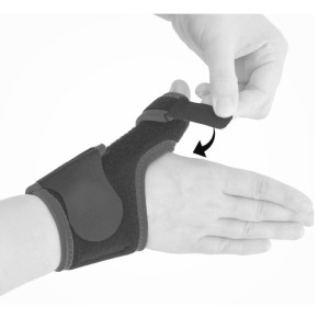 6)  Закрепите липучку.