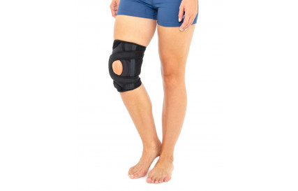Ортез на коленный сустав фиксирующий коленную чашечку с боковой силиконовой подушечкой Reh4Mat As-kx-04
