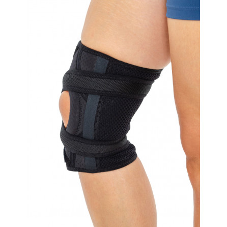 Ортез на коленный сустав фиксирующий коленную чашечку с боковой силиконовой подушечкой Reh4Mat As-kx-04