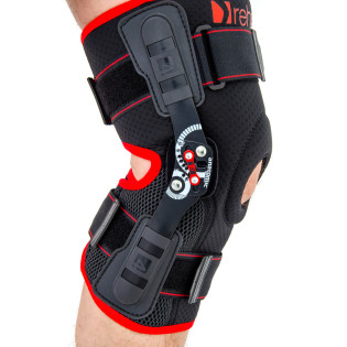 Задний открытый ортез коленного сустава с анатомическими шинами 2RA Reh4Mat As-kx-06