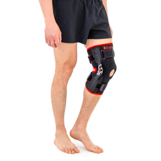 Задний открытый ортез коленного сустава с анатомическими шинами 2RA Reh4Mat As-kx-06