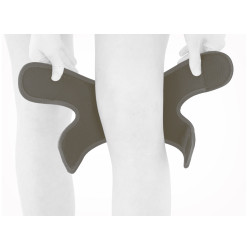 1) Прикрепите ортез к ноге