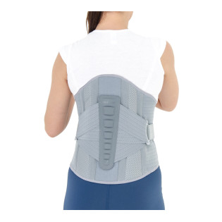 Высокий грудопоясничный корсет со съёмным жестким фиксатором Reh4Mat Lox Eb-lk-02
