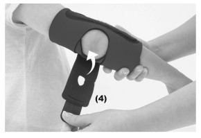 3) При необходимости закрепите дополнительный защита локтя