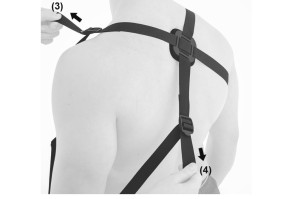 5) Локтевой ремень установите немного ниже локтя