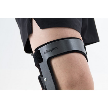 Функциональный экзоскелетный ортез колена для лыжников с полицентрическими шарнирами Reh4Mat Raptor/2 Short