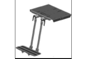 Опора для ног регулир. по углу накл. глуб. 15см сплошн. 405503
