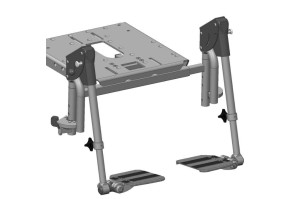 Опора для ног шарнирная 405541 (2 шт) 