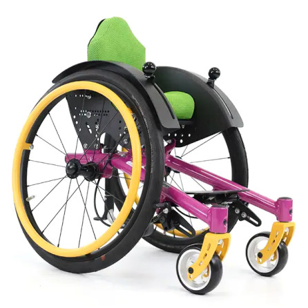 Детское инвалидное кресло-коляска активного типа с ручным приводом Sorg Mio Carbon