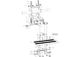 Опора для ног Модель 3 глубина 15 см 401315 