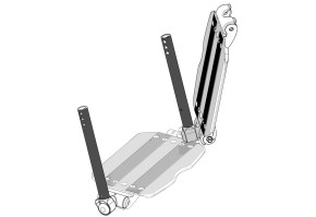 Опора для ног с подножкой Модель 5 403611